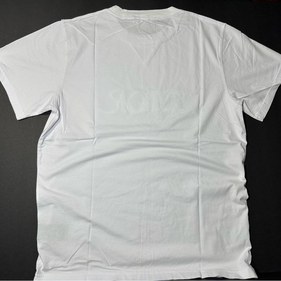 Dior White Embroidered Logo T-Shirt Size XL Like New - Picture 5 of 6